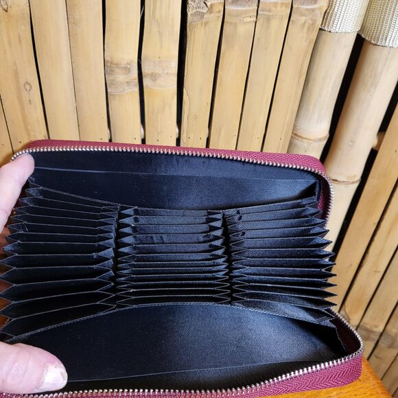 Unbranded Handbags - Woman's Wallet Credit Card Holder Phone Clutch Plum